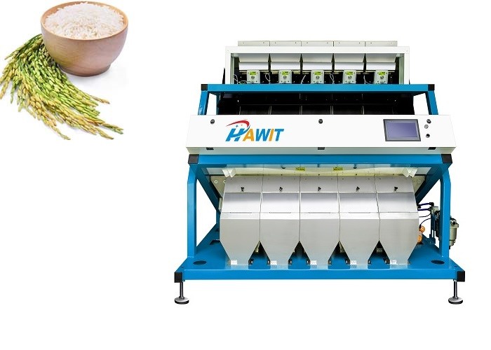Аграрное проваренное слегка оборудование сортировщицы цвета длинного риса зерна